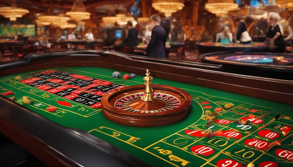 Taruhan Angka Roulette
